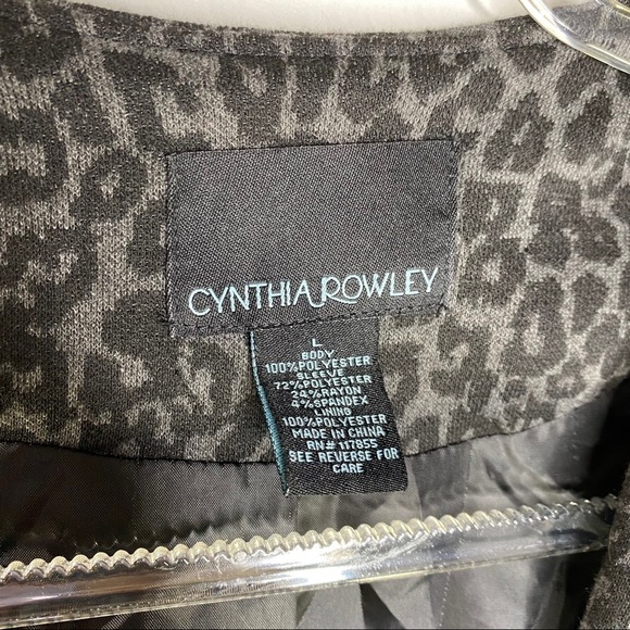 Cynthia Rowley Animal Print Jacket Blazer - Picture 5 of 9
